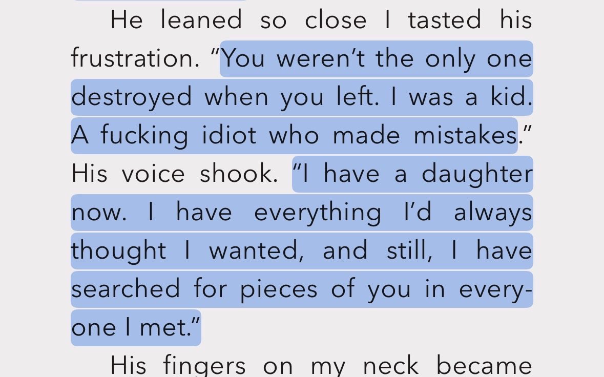 “I have search pieces of you in everyone I’ve met” 
Second chance when they were Childhood Lovers.. HIT SO GOOD 🚬🚬