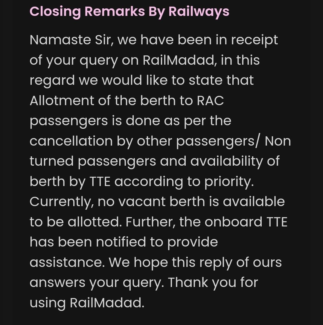 nitinkasliwal's tweet photo. @RailMinIndia @RailwaySeva @Central_Railway I want to know that since morning whoever TTE was in this train has done allotment properly and as per rules..TTE was stating that RAC will be cleared coach wise and if no-one turns up in ur coach then only he will clear..🧐🤔 https://t.co/C5YtOBjiVG
