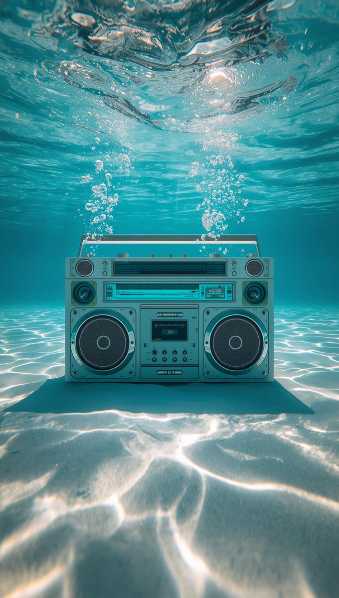 LakesFurniture's tweet photo. Surreal Boombox Underwater Art Print: Retro Music Poster (Digital Download) https://t.co/qqEBg3sTBz #aiart #gifts #tshirtdesign #walldecor #mugdesign #aiwallart #lakedistrict #greetingscards #aiprints #giftforgeek #CartoonWallArt https://t.co/BoVEpsFHuD