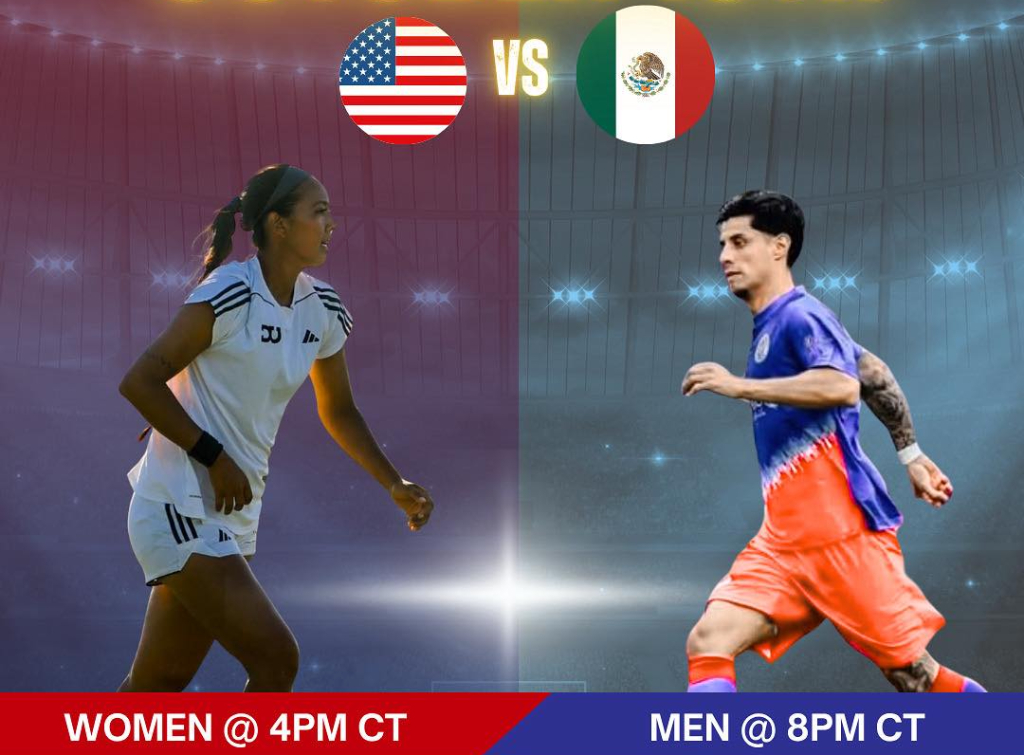 USA Minifootball 🆚 <a href="/SMinifutbol/">Seleccion Mexicana Minifutbol</a> 
World Soccer Fest 
Oklahoma City, OK 
@OKStateFair OG&amp;E Coliseum
🎟️🎟️ okcfairpark.com/schedule/categ…  #IndoorSoccer
