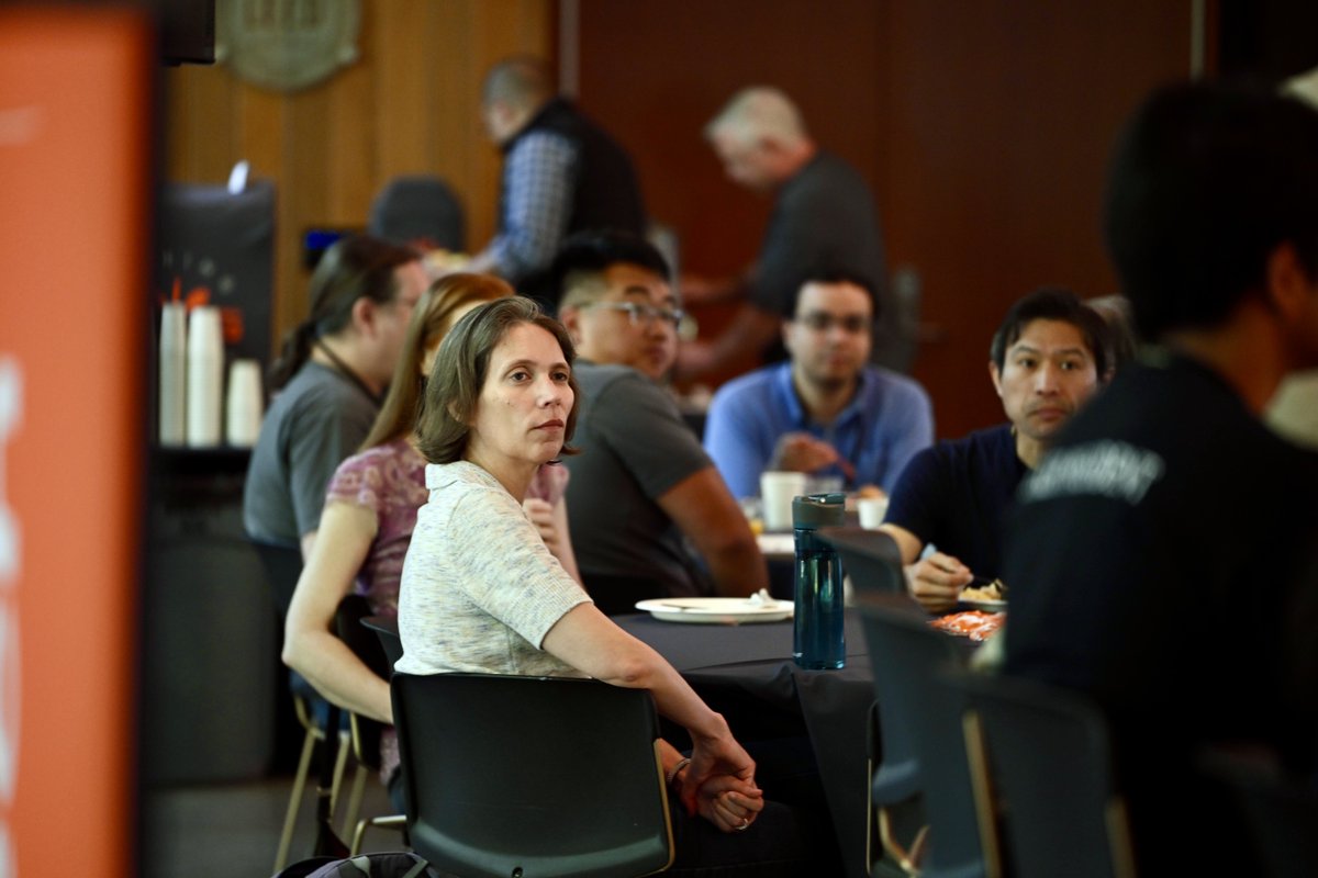 caltechalumni's tweet image. ☀️ Day 2 of Alumni Weekend is off to an inspiring start! This morning’s Caltech Student Leaders Breakfast brought alumni and current students together for meaningful conversation about life on campus today.