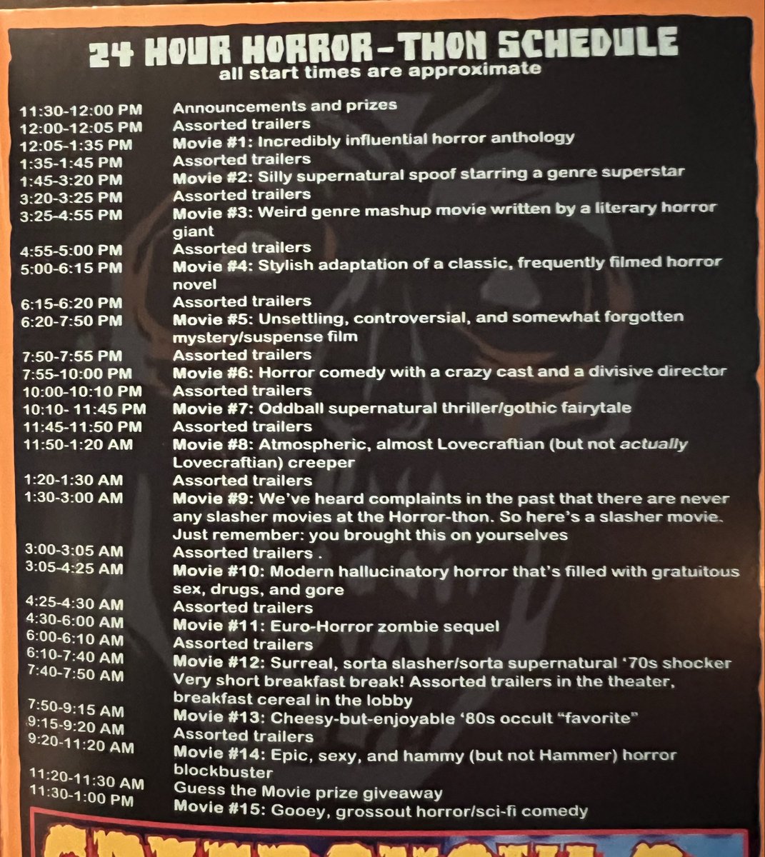 HORROR-THON LET’S GOOOOOOOO