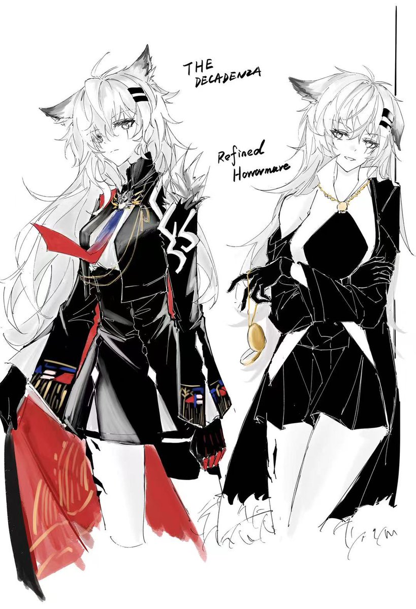 LSkkdskkd's tweet photo. 四位合个影
画完发现两张大小不一样😵‍💫
#Arknights #Texas #Lappland 
#テキラプ 
#TexLapp https://t.co/XzEQI6v6h4