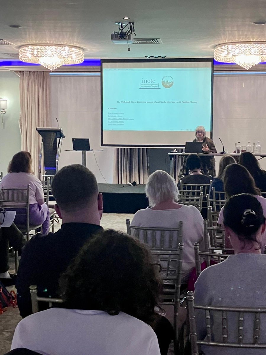 🔷INOTE Conference 2025🔷

Writer Pauline Clooney provided a thought provoking step by step approach into writing a short story. 

Top tips for the classroom