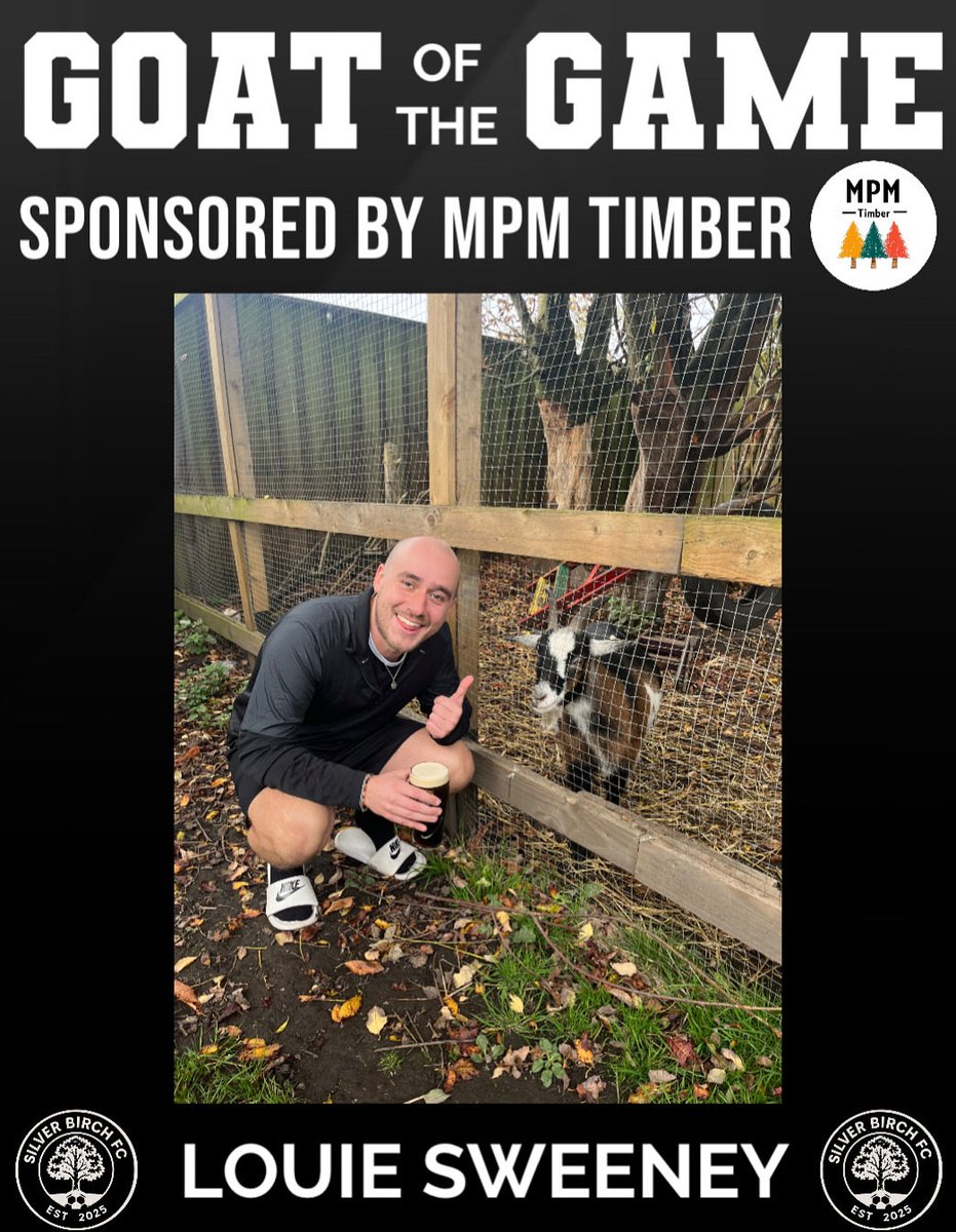 After today’s first win for the club, GOAT of The Game was awarded to Louie Sweeney with a fantastic defensive showing today.

Many contenders for today’s GOAT of the Game so well done lads.

#UpTheBirch | #UTB