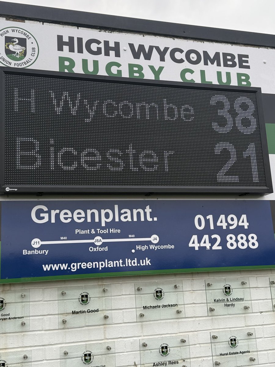 High Wycombe RUFC tweet media