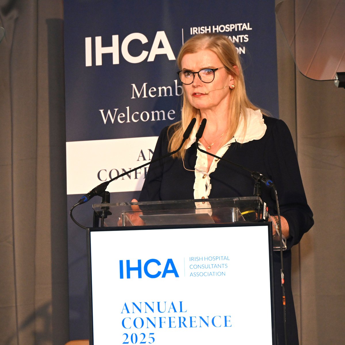 Clinical Directors and Executive Clinical Directors must be strategic leaders in the health service, not just operational managers, says Dr Amanda Burke, National Clinical Lead for <a href="/HSELive/">HSE Ireland</a> Child and Youth Mental Health, at IHCA Annual Conference #IHCA2025