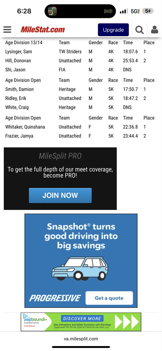 DSmithMidDist's tweet image. First season of XC. Opened at 20:32 — now at 17:35.
Regionals coming up. Goal: place Top 5 and punch my ticket to States.
I&apos;m not where I want to be yet, but I&apos;m not where I started. 
Chasing Sub-17 #BuiltNotBorn #RoadToStates #RecruitingUpdate