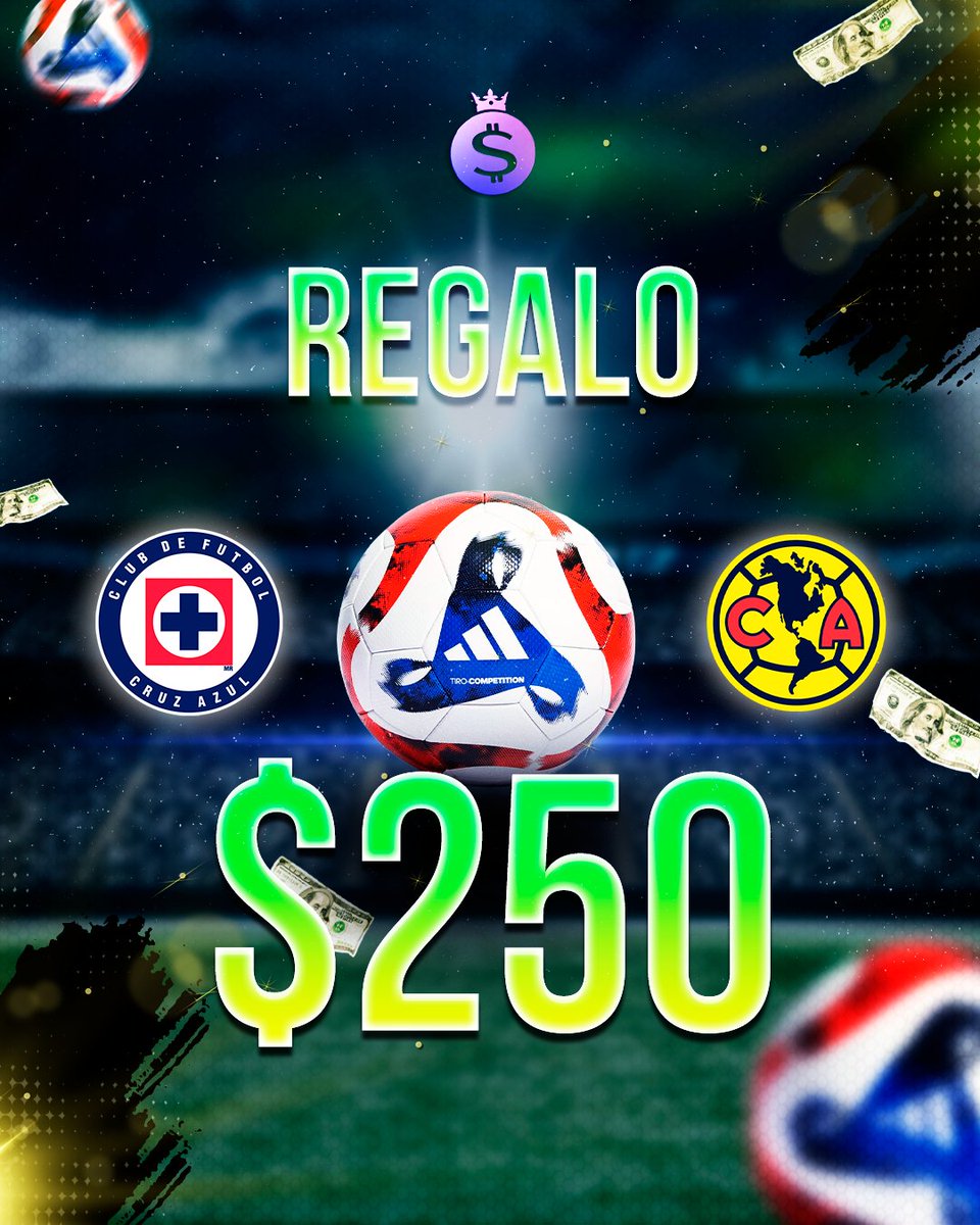 SistemaZcode's tweet image. 🎁 REGALO $250
🔥 ¡Clásico capitalino!
⚽ ¿Cuántos goles habrá en total y quién anotará primero?
🇲🇽 América vs Cruz Azul
🏆 Liga MX - #ClásicoJoven
Comenta tu predicción con #Zcode
Manda tu respuesta a @SistemaZcode
Dale ❤️ y RT
📲 1 participación por persona
#Zcode #LigaMX…