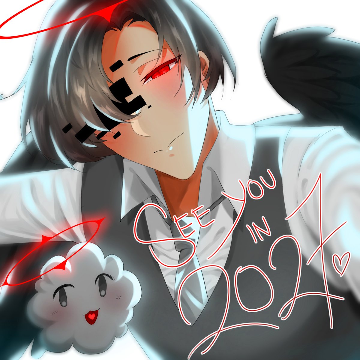 Trankuiru's tweet photo. [HIATUS NOTICE]
Since I'm already quite inactive, I've decided to just take a complete hiatus for two years to focus on my study. Here's my final art before hiatus! I'll miss you guys a whole lot! :3 Thank you for supporting me this far. Hope to see you guys again in a few years! https://t.co/0BKIiyHnCw