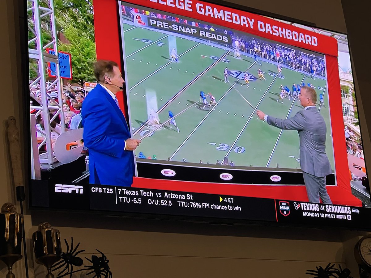 It’s 2025 and we have <a href="/CollegeGameDay/">College GameDay</a> using walking sticks to analyze plays…