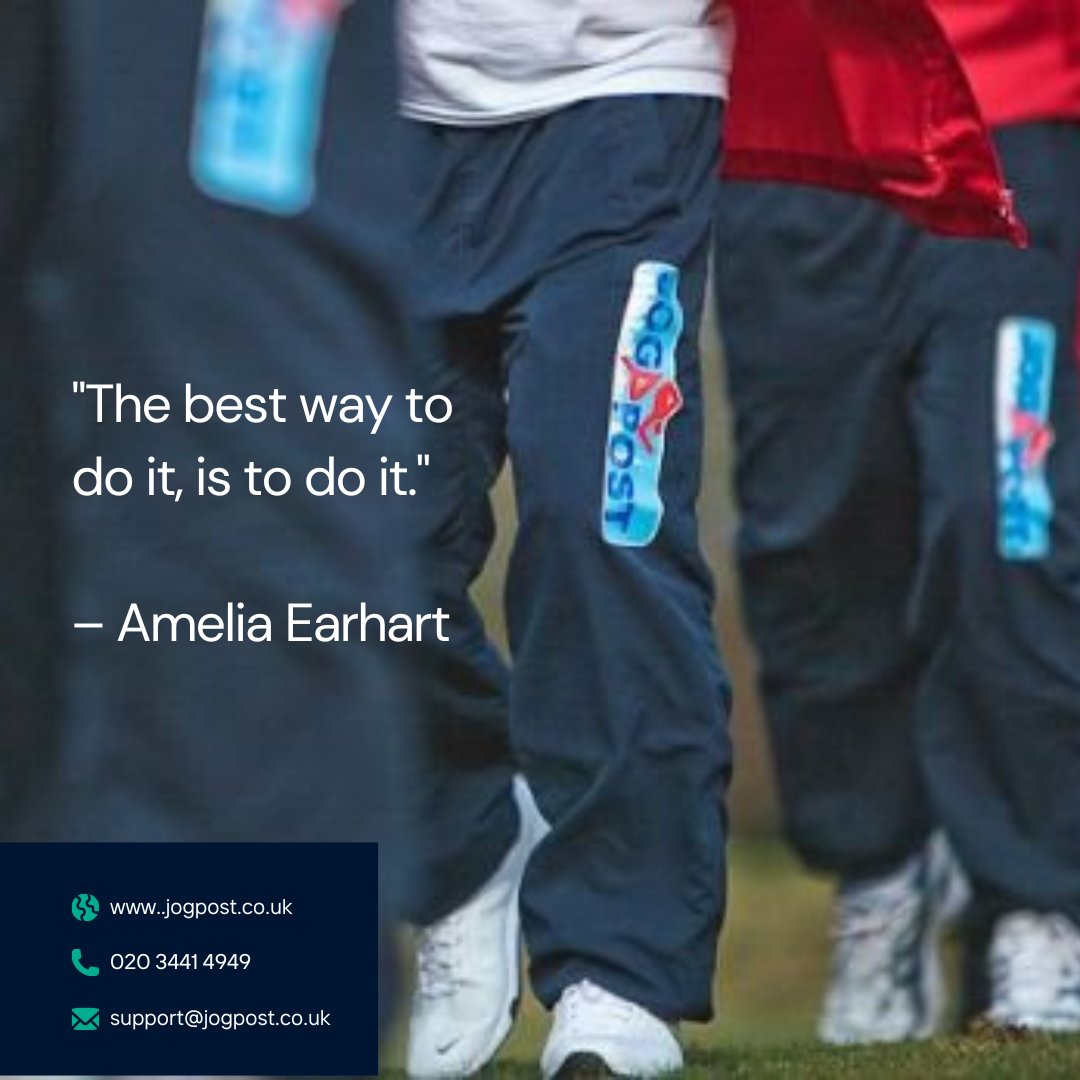 JogPostUK's tweet image. &quot;The best way to do it, is to do it.&quot; – Amelia Earhart

Stop planning, start distributing. 🚀

JogPost delivers your leaflets across the UK.

Take action: jogpost.co.uk

#JogPost #LeafletDistribution #Marketing #TakeAction