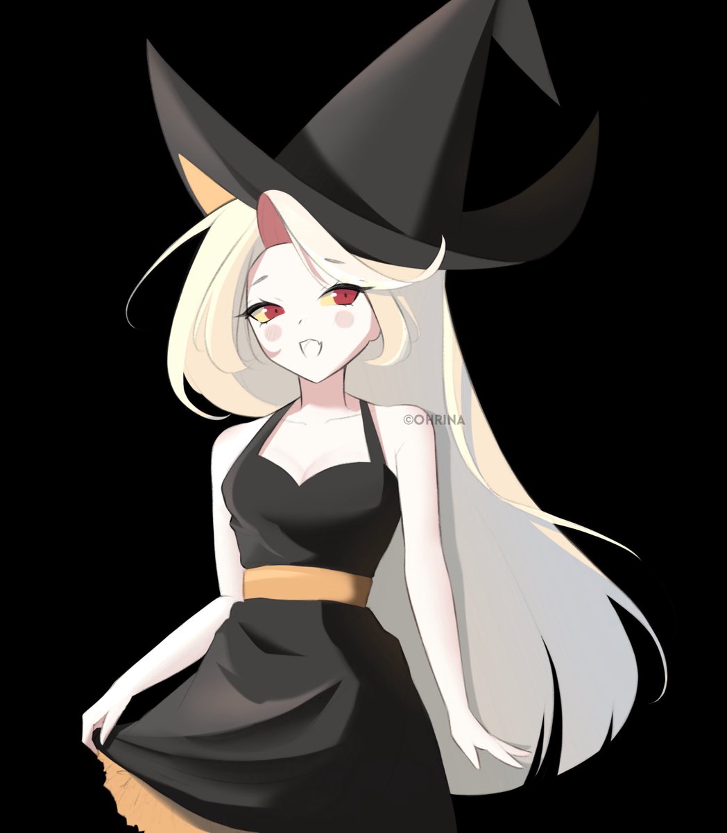 ohrinart's tweet photo. Trick or treat? #HazbinHotel https://t.co/iGvfnXWYgQ