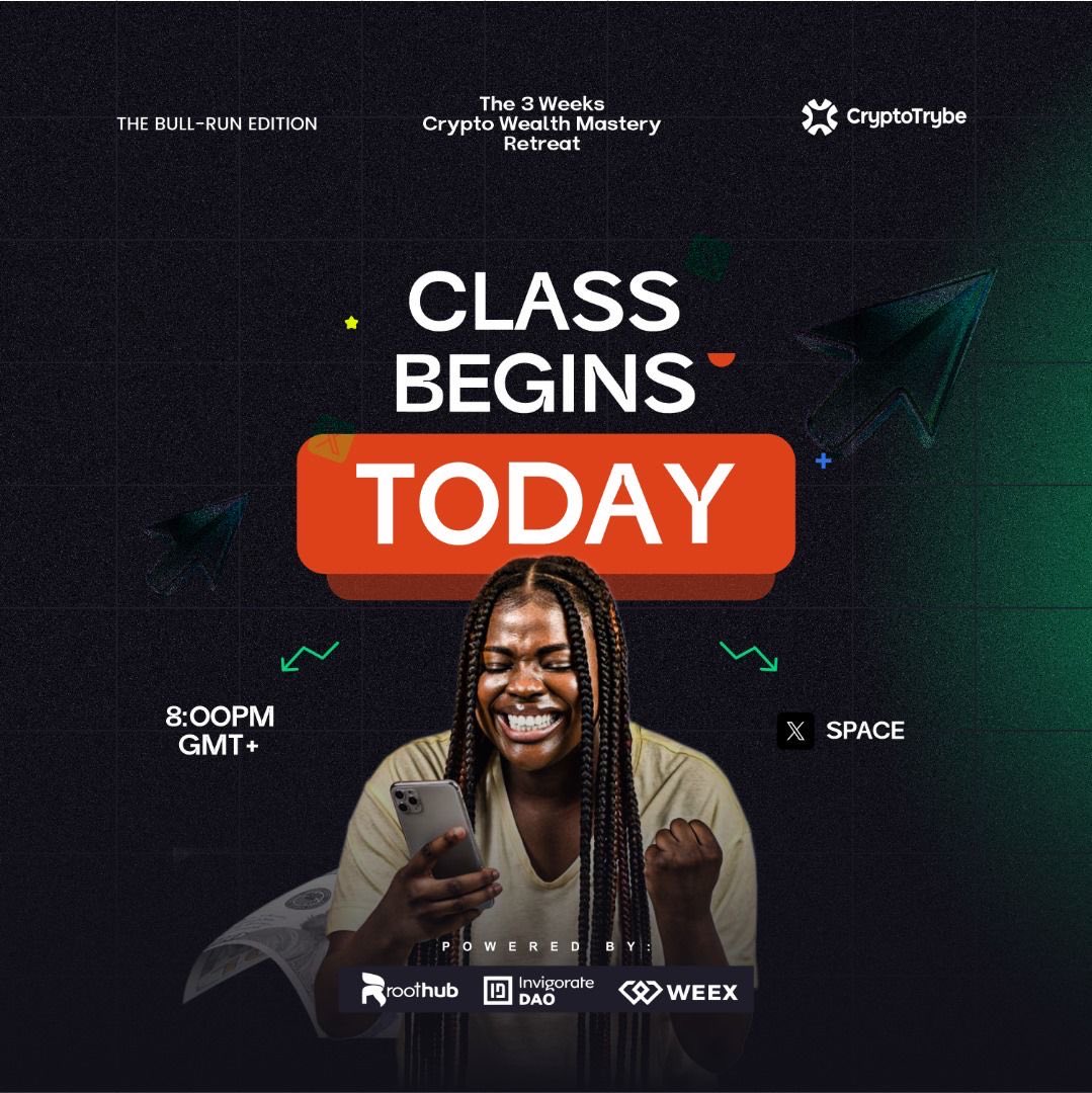 The long anticipated Crypto Wealth Mastery Class begins TODAY!!

Yes, you read that right!! 🔥