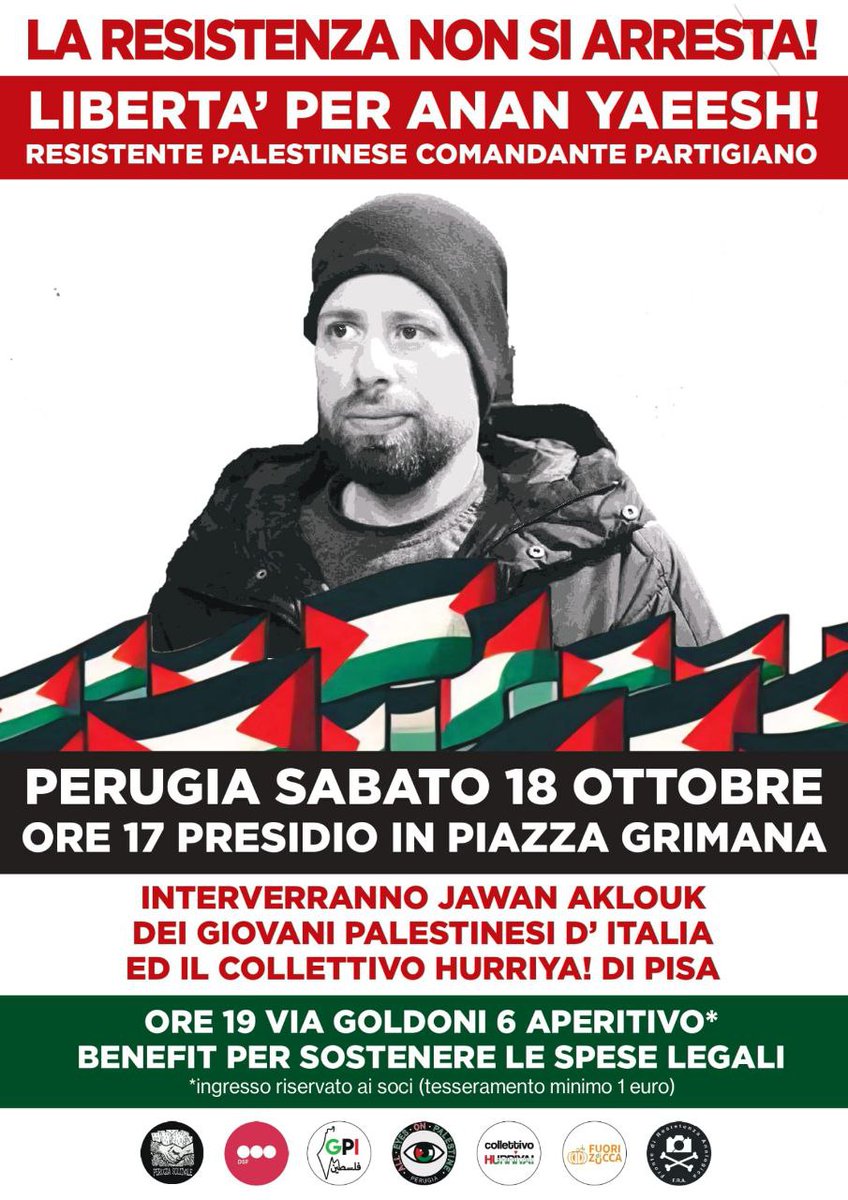 Perché la resistenza palestinese è Resistenza legittima e condivisibile.
Senza giustizia non c'è pace.

Liberare l'ostaggio totale: la popolazione palestinese tutta.

#FreePalestine

facebook.com/profile.php?id…
ilfattoquotidiano.it/2025/10/08/ana…