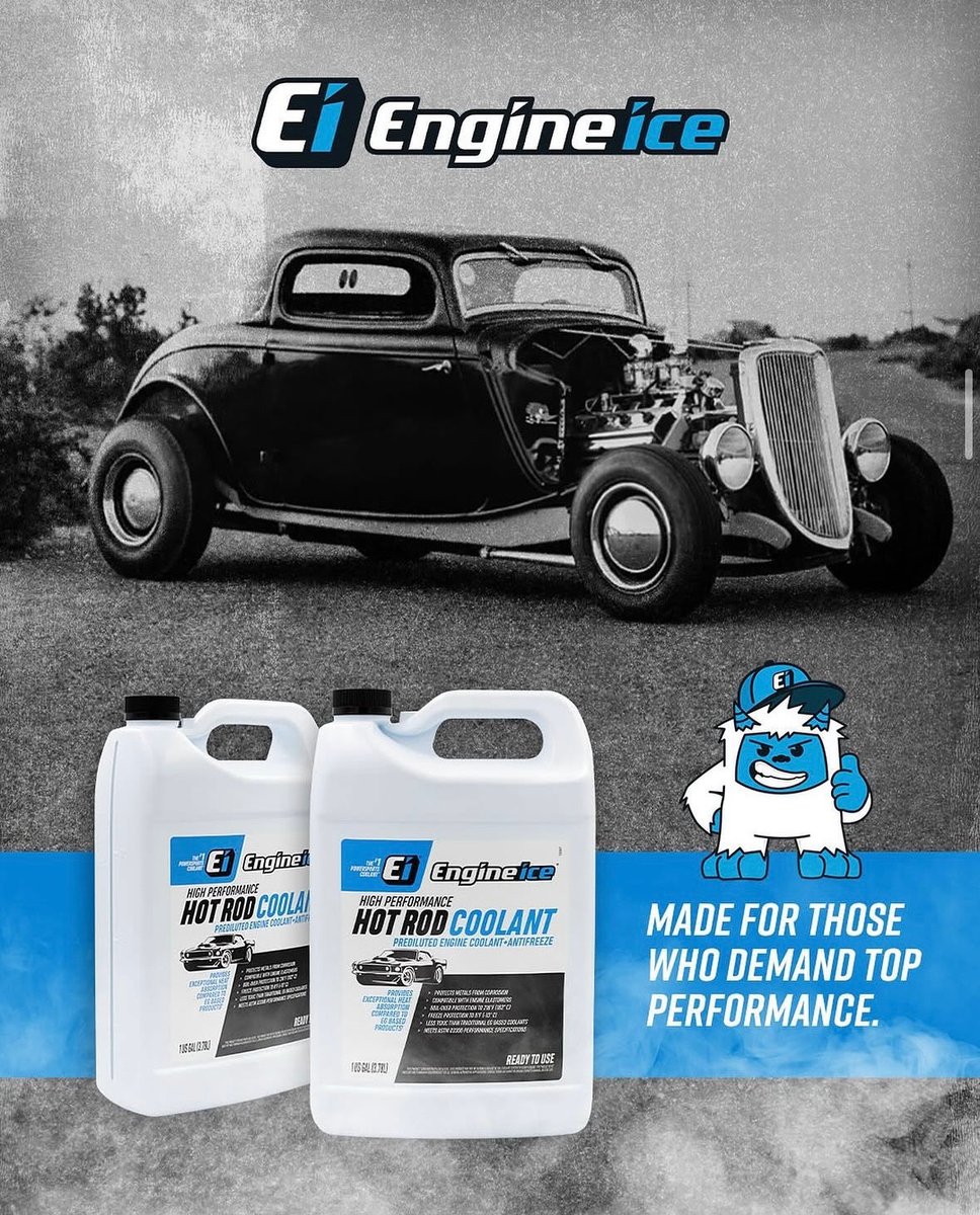 Engine Ice Hot Rod Coolant and Antifreeze – the ultimate solution for performance street and sports car enthusiasts who demand nothing short of peak performance. Engine Ice Hot Rod Coolant is meticulously crafted to deliver winning results whenever you hit the gas 🏁 

#EI