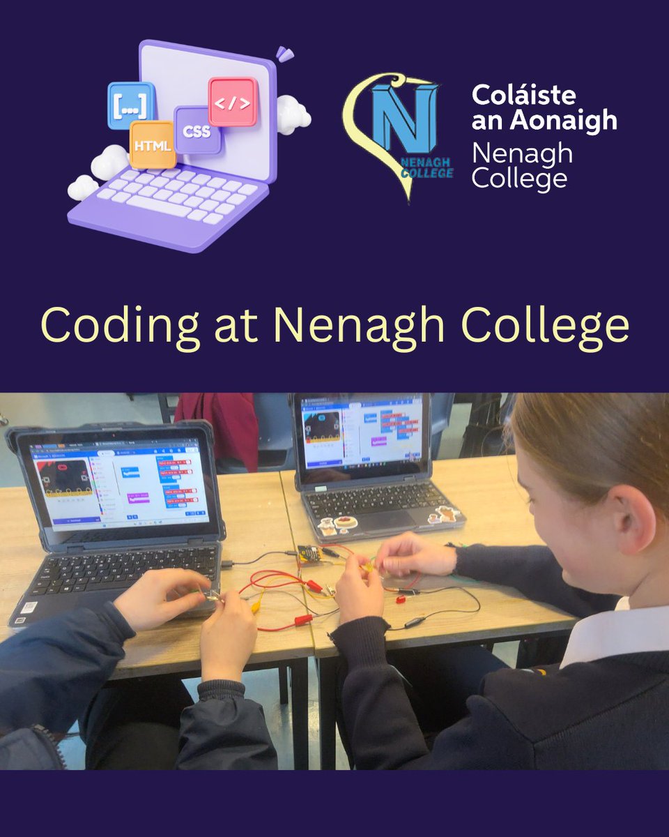 NenaghCollege's tweet image. 🚦 Coding Meets Creativity! 🚦
Our brilliant 3rd-year coding students just built a traffic light system using colored LEDs with their Microbits.💻✨
👏 Well done to these future engineers for making it happen!
#CodingClass #MicrobitProjects #Excellence #STEMEducation