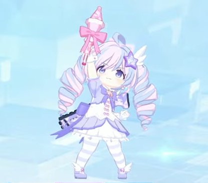 I love how instead of a magic wand, she has an RPG warhead instead.