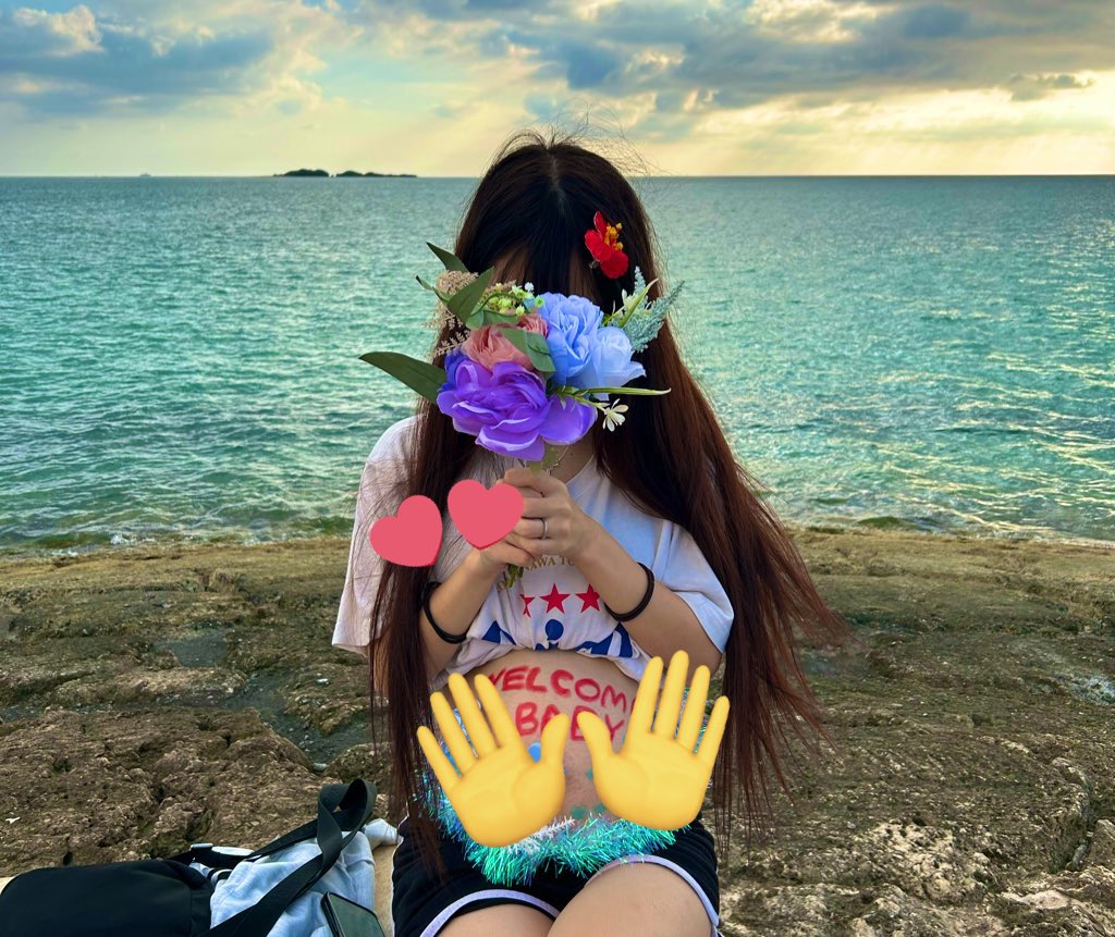 🌺👶🏻🩵
今だけ自分の腹が可愛く感じる😂🩵
楽しみだ