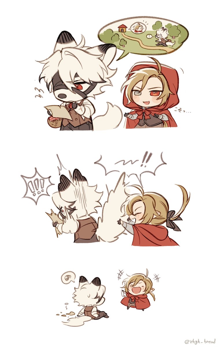 rkgk_bread's tweet photo. #ライヒュ #lycahugo 
赤ずきんとか似合いそう… https://t.co/3D0KBr3f2o