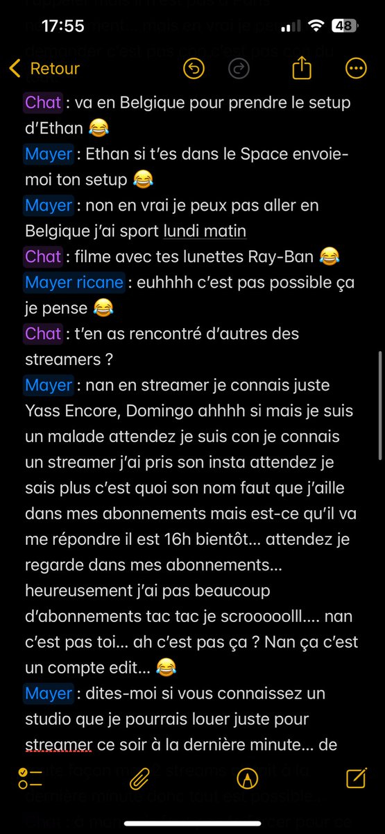 Voici mon récap du Space de Mayer d’aujourd’hui !!! Partie 1/2