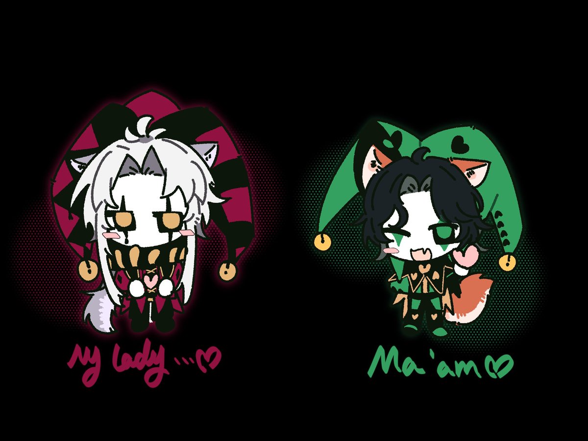 Ayato03261221's tweet image. The grey wolf and the fox
#harlepuin #PIERROT #thefreakcircus #怪胎马戏团 #怪诞马戏团