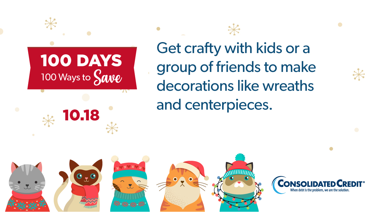 🎄#100Days100Ways Personal Finance Tip of the Day
🙌Tag people, like, share for chance to win $100
🎅Our FREE Holiday Budgeting Worksheet helps you plan &amp; map expenses:ow.ly/tJXl50X5aHH

💰#WINMONEY #HolidaySpending #Budgeting #ConsolidatedCredit #DebtSucks ☎️1-844-450-1789