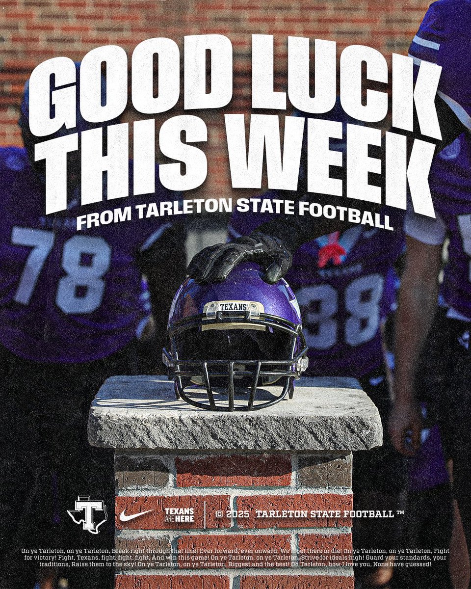 Appreciate the love <a href="/TarletonFB/">Tarleton State Football</a>