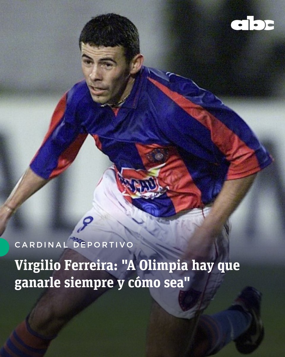 #CardinalDeportivo ¡EL GOLEADOR DISPARÓ CON TODO!

🔶Virgilio Ferreira palpitó el #ClásicoXABC y fiel a su estilo, disparó contra todos.

🗣️ "Hoy en Cerro no se ve un líder, alguien que golpee la mesa".

🗣️ "Si yo soy capitán de Cerro ahora, les diría: '¡Este partido hay que