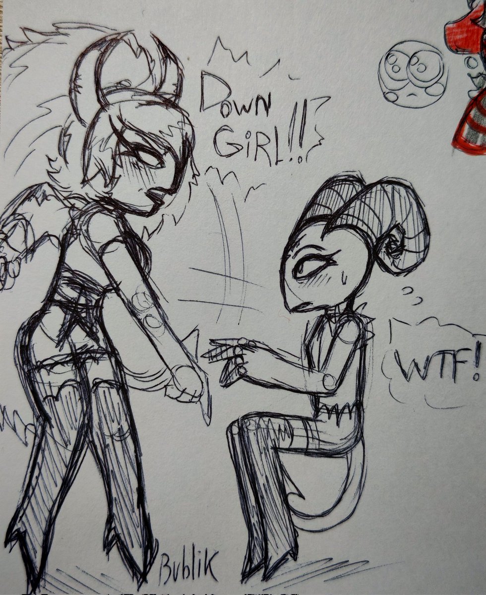 Sketch-trade <a href="/UfavN/">Lapis/Las</a> 
#Helluvaboss #HelluvabossBarbie #HelluvabossVerosika