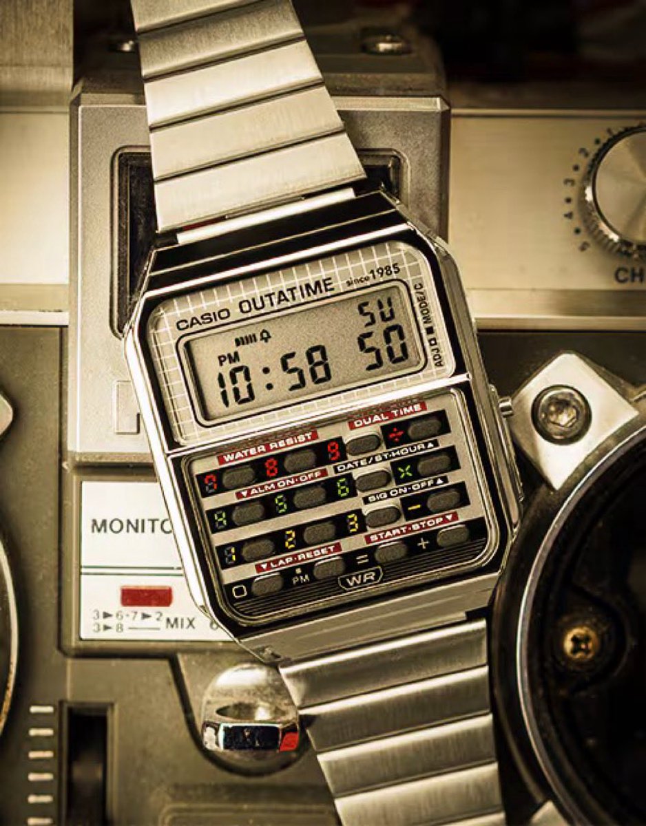 CASIO CLASSIC x BACK TO THE FUTURE 映画公開40周年記念コラボ