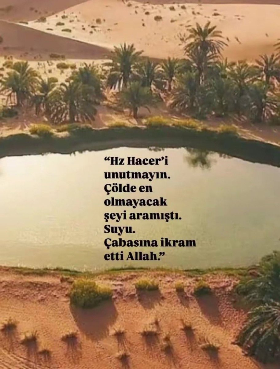 “Hz. Hacer'i unutmayın.