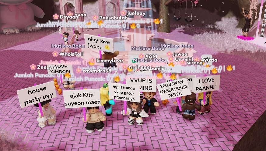 💌 VVUP [비비업] 
To celebrate of VVUP's comeback Pre-Relase single 'House Party' on October, 22th and Mini Album in November, VVINIE went on a mountaintop journey on Roblox. This was to welcome the return of our artist and strengthen the fandom’s bond.
#VVUP #비비업 #HouseParty