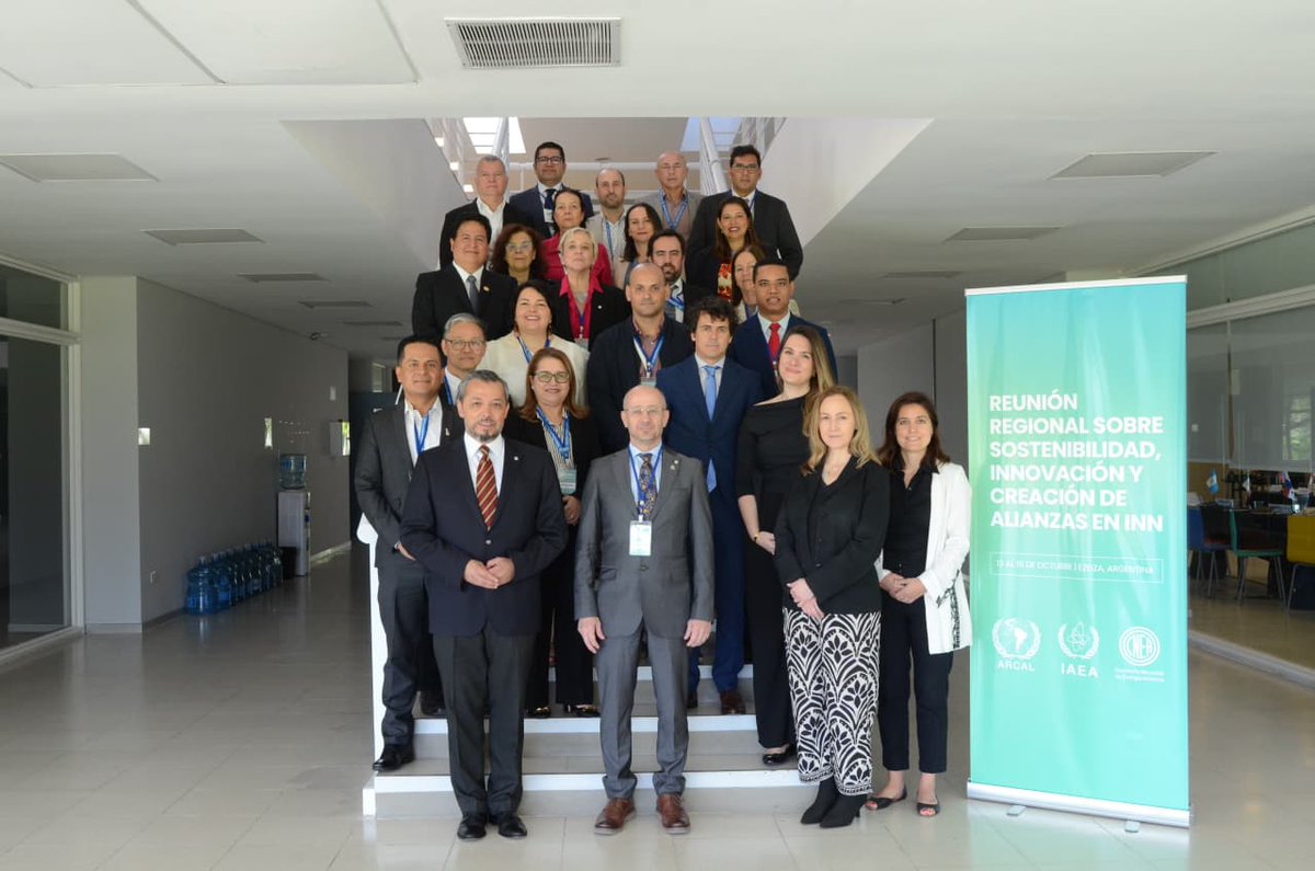 cnea_py's tweet image. 🇵🇾 El Dr. Héctor Nakayama, presidente de la CNEA, participo de la Reunión Regional sobre Sostenibilidad e Innovación en Instituciones Nucleares Nacionales, realizada en Buenos Aires 🇦🇷 organizada por el OIEA y la CNEA Argentina. #CNEA60AÑOS
🔗 Más info: n9.cl/dz0ag8
