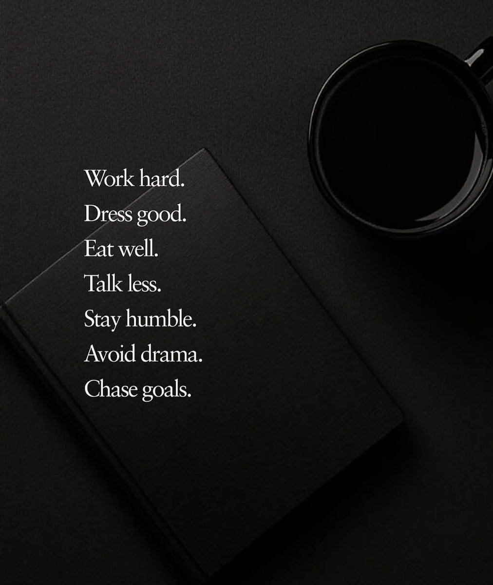 Recipe for a good life.