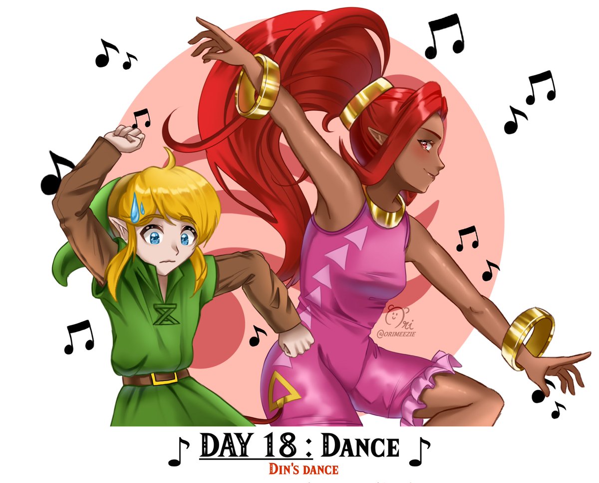 orimeezie's tweet photo. Day 18 : DANCE 🎶
#Linktober #Linktober2025 https://t.co/TiOkM4P23T