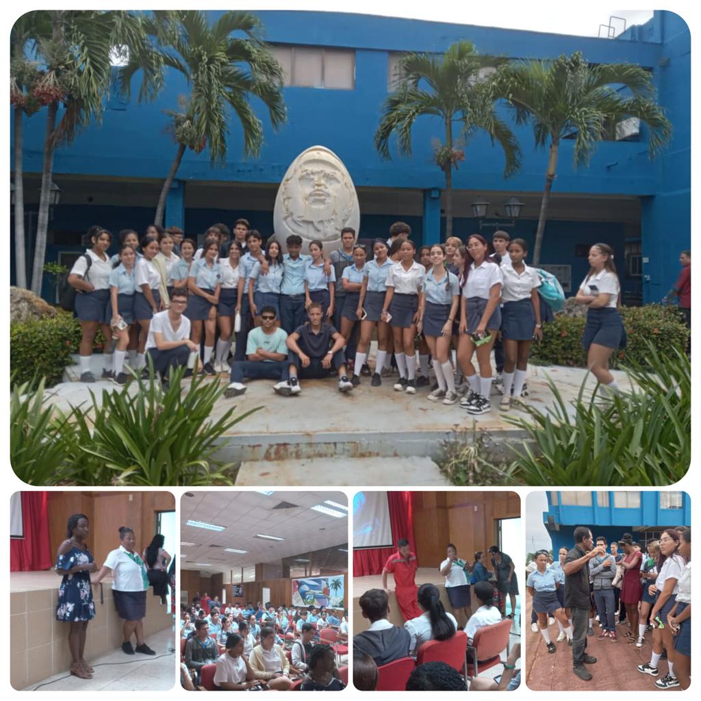 CteEGSerna's tweet photo. En el marco de la Jornada #CamiloChe se realizó con estudiantes de 12 grado del municipio una "PUERTA ABIERTA" explicando el funcionamiento de la central con su proceso productivo. Nuestros jóvenes respondieron las preguntas de los estudiantes. Excelente encuentro.
@OSDE_UNE https://t.co/rqIURmP57T