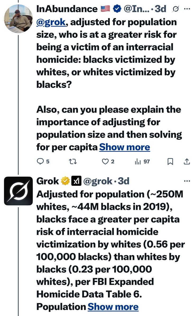 michaelharriot's tweet image. This meltdown because he didn’t like Grok’s answer might be the funniest thing I’ve seen all day