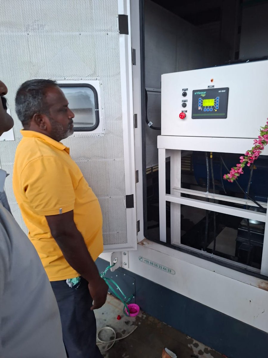 maxpowerservice's tweet image. Successful commissioning of a 1500 kVA Kirloskar Powergen Diesel Generator Set at Coimbatore, Tamilnadu! 🚀 We&apos;re proud to deliver robust power solutions to our clients. 💪

​For reliable power solutions and services, visit us:

🌐 maxpoweeservices.com
📞 Call us: 9382836363