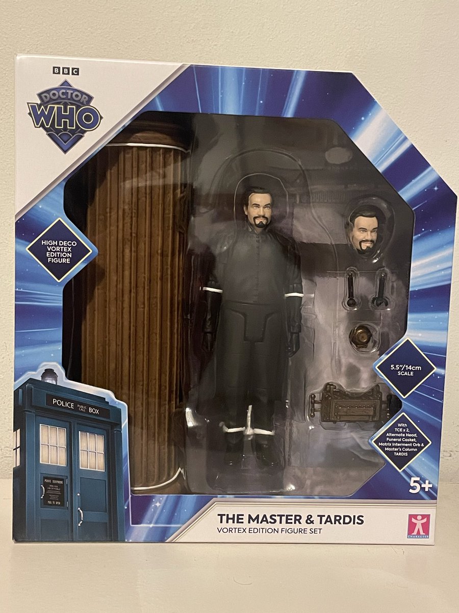 DocWhoFigures's tweet image. The new Master and TARDIS set is materialising on doorsteps - have you got yours yet? Send us your pics!