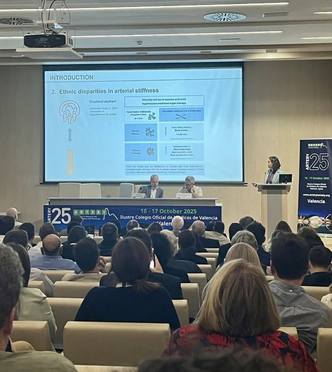 ✨ Very happy to have participated in #Artery25, presenting on ethnic disparities in arterial stiffness in collaboration with colleagues from King’s College London.
It was also wonderful to catch up with them and meet new inspiring researchers!