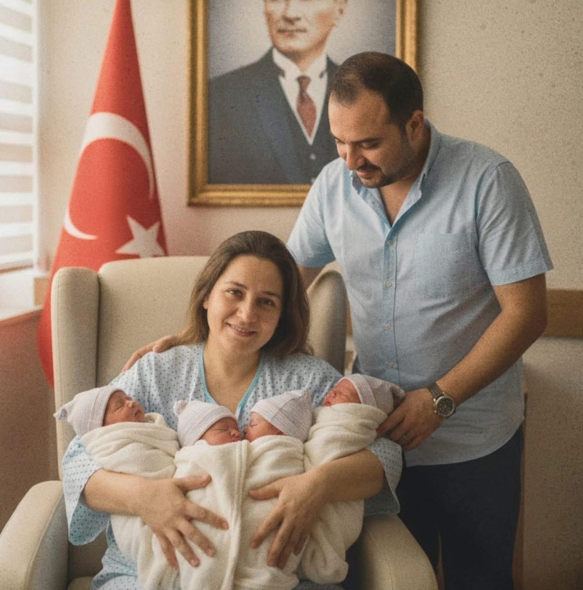 Dün bir ailenin dördüz çocukları oldu. Aile sosyal medya hesaplarından çocuklarının isimlerini paylaştı.

“Bugün dördüz doğurdum, adlarını "GAZİ, MUSTAFA, KEMAL VE PAŞA" koydum. Ama kimse tebrik etmedi.. 😍”