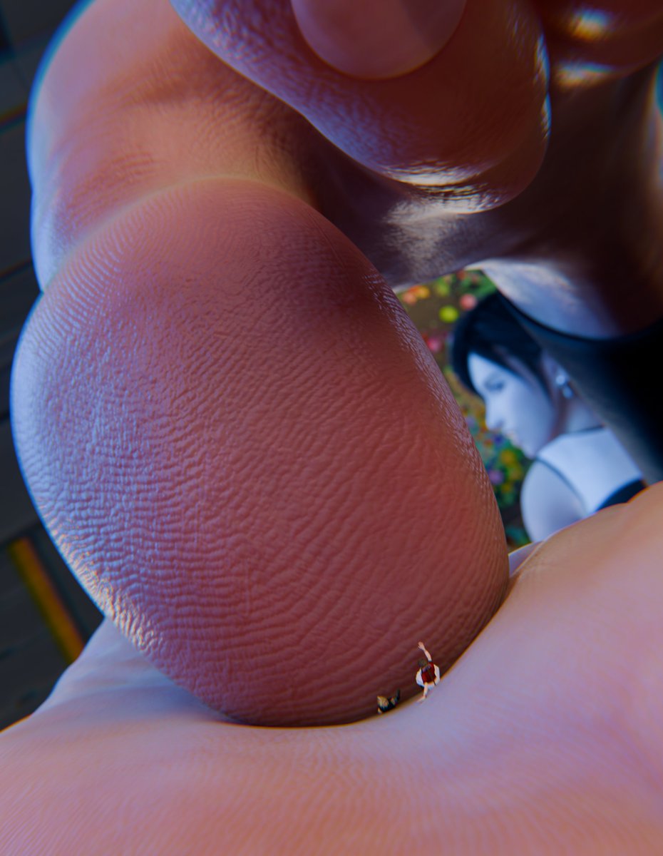 Scaling Tifa's Soles:

Tifa is already annoyed Cloud and Aerith haven't shown up yet, and now this itch on her foot is driving her crazy...

#Giantess #SizeTwitter