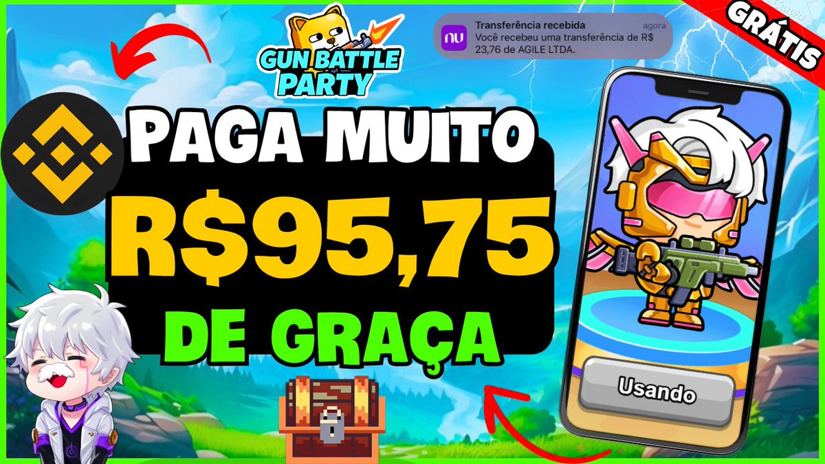 SakataNFT (@sakatanft) on Twitter photo 🎁Sorteio de uma NFT no Gun Battle Party
Como Participar ? 
me Seguir <a href="/SakataNFT/">SakataNFT</a> 
Dar Like e RT  
Comentar e Marcar 3 amigos
ir no Video , Comentar e Deixar Like : youtube.com/watch?v=NeSzKq…
#Giveaway #NFT #NFTs 🎁Sorteio de uma NFT no Gun Battle Party
Como Participar ? 
me Seguir <a href="/SakataNFT/">SakataNFT</a> 
Dar Like e RT  
Comentar e Marcar 3 amigos
ir no Video , Comentar e Deixar Like : youtube.com/watch?v=NeSzKq…
#Giveaway #NFT #NFTs