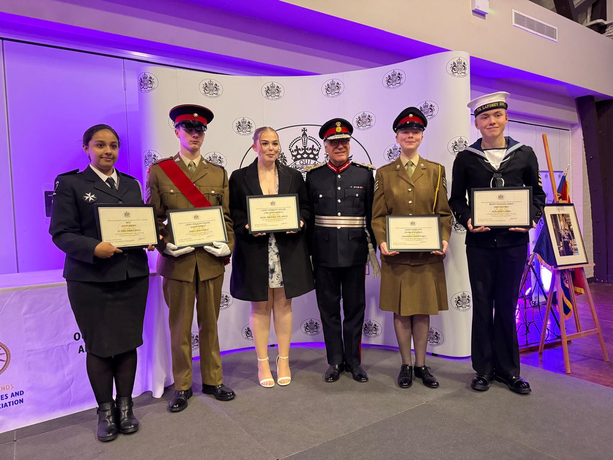 NorthantsLL's tweet image. Wishing my outgoing Cadets all the very best for the future and the next chapter in their lives. They have been a wonderful support and should be extremely proud.