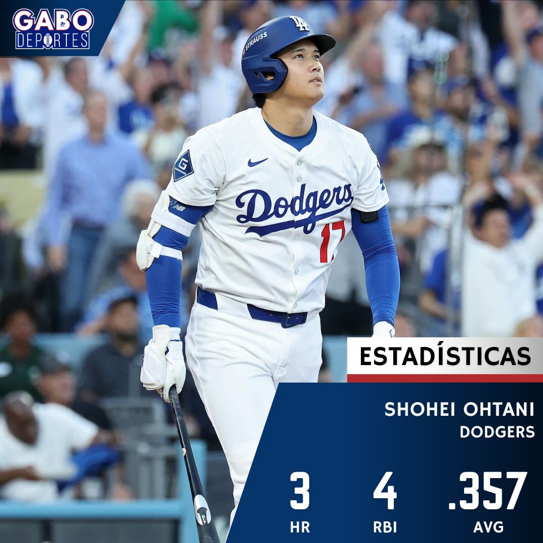 Gabo_Deportes's tweet image. #MLBenGaboDeportes ⚾️
Shohei Ohtani, fue nombrado el MVP de la #NLCS tras su actuación histórica que llevó a los #Dodgers a la #WorldSeries 🤩

En que canales podrás ver la #ALCS 📺➡️ gabodeportes.substack.com/p/previa-mlb-p…
📷 IG/mlb

#MLB | #YoAmoElBeis | #Postseason | #LetsGoDodgers