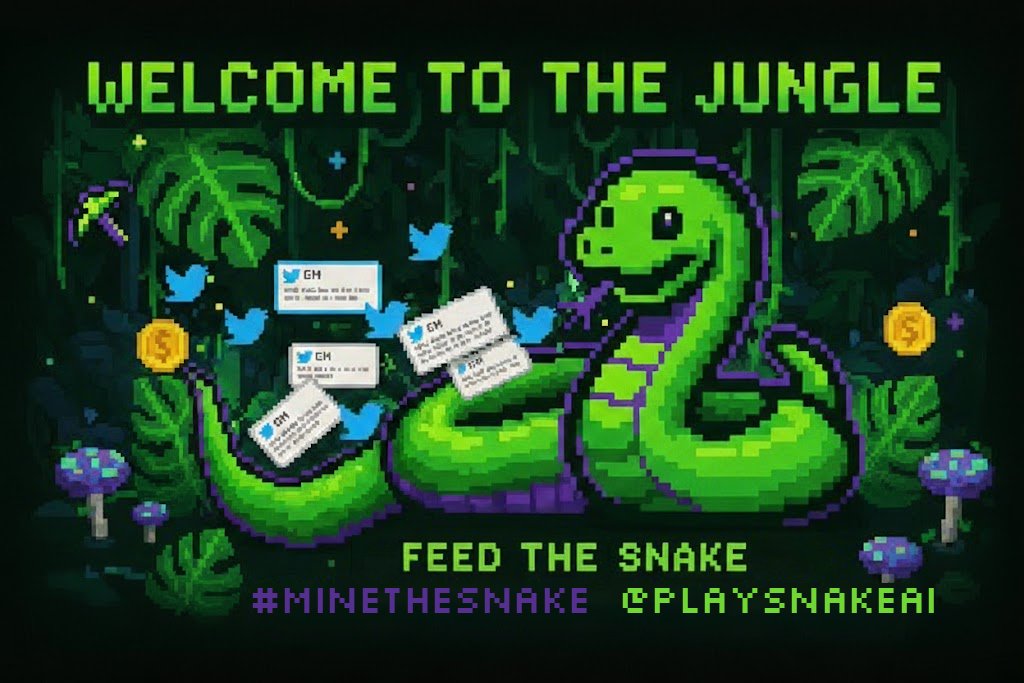 Wishing everyone a great weekend except those who are not feeding the snake #MineTheSnake
