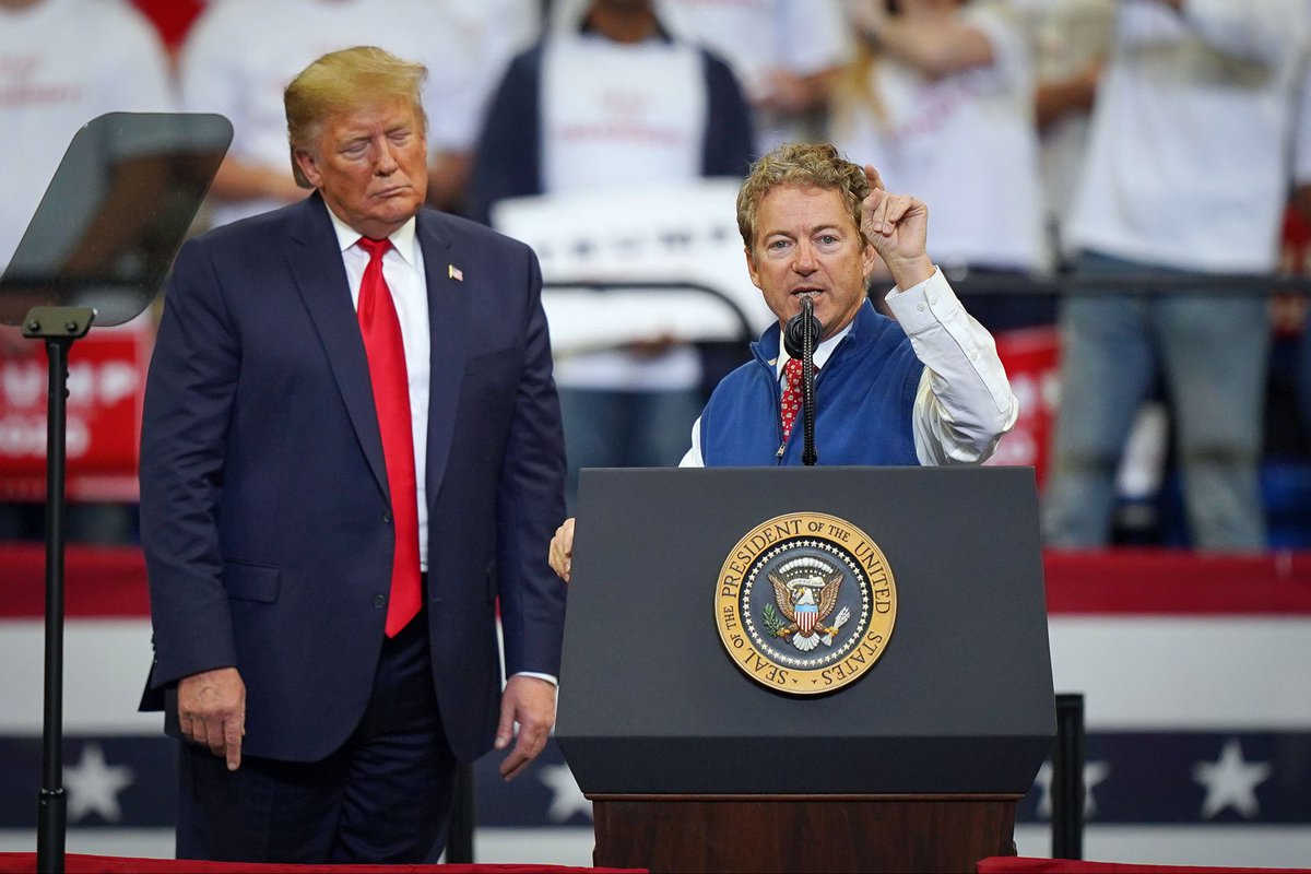 Thomas Massie and Rand Paul endorsed Trump. They were there for him when Democrats wanted him in a jail cell. Rand even did rallies. 

This is how Trump repays them? Not cool.