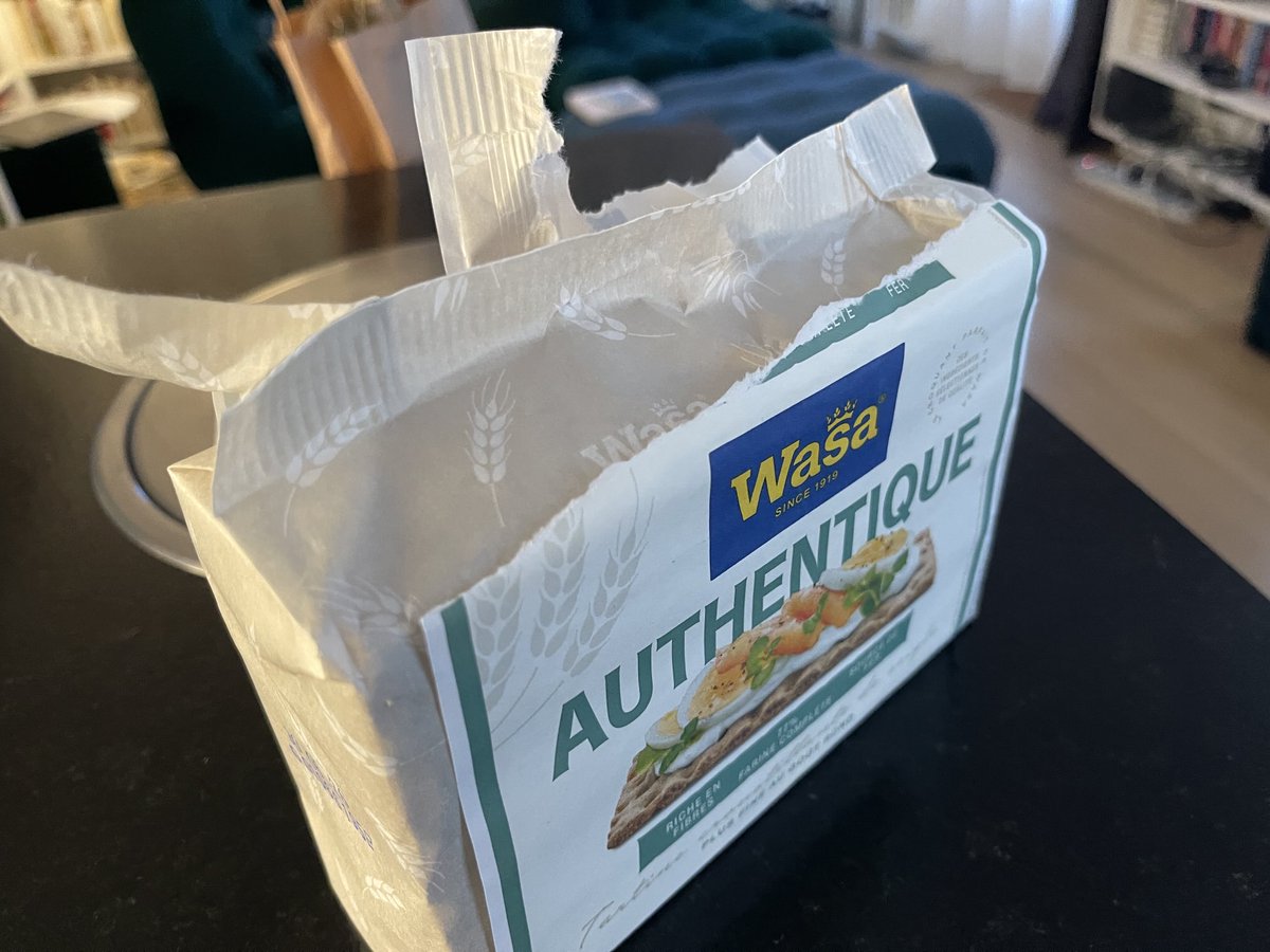 Qui est parvenu à ouvrir correctement un jour un paquet de Wasa ?