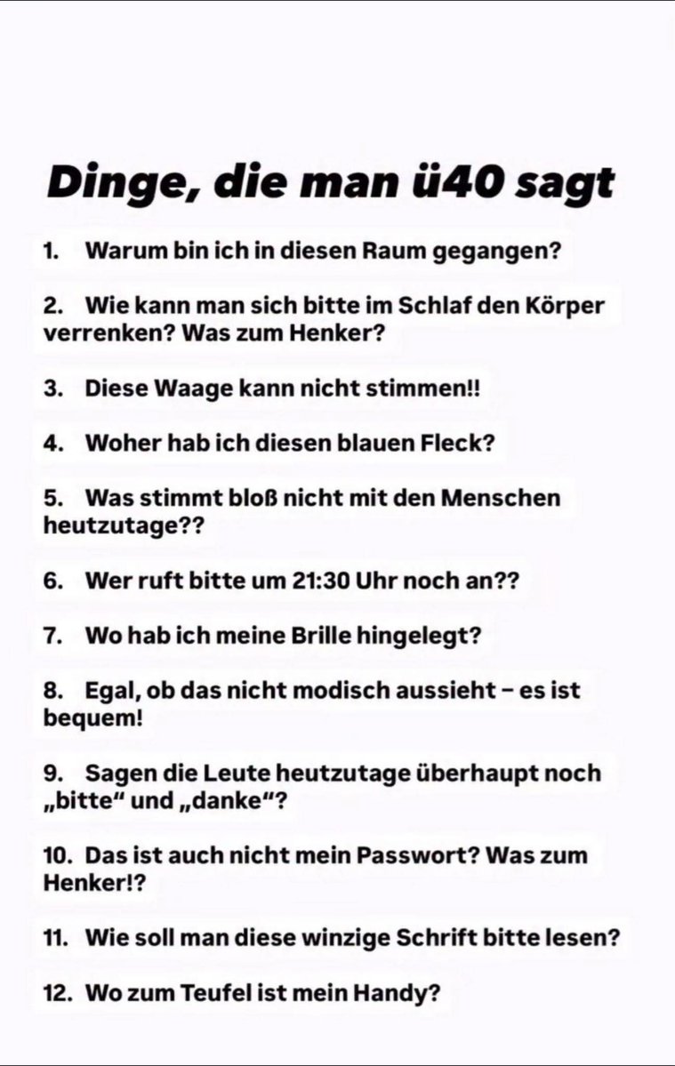 Die Fragen stelle ich mir mit Ü50 auch noch